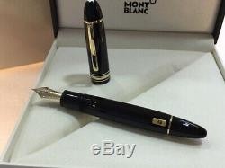 Montblanc Meisterstuck Gold-coated Fountain Pen 149 (ef) Nib #115382 -new In Box
