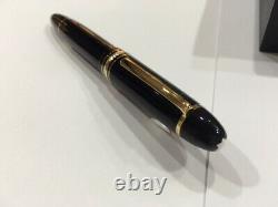 Montblanc Meisterstuck Gold-coated Fountain Pen 149 (ob) Nib New In Box
