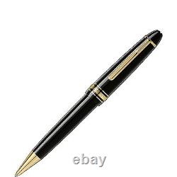 Montblanc Meisterstuck Legrand Ballpoint Pen Black & Gold New In Box 161