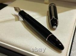 Montblanc Meisterstuck Platinum-coated Fountain Pen 149 (ob) Nib New In Box