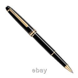 Montblanc Meisterstuck Rollerball Pen Black Gold 163 New In Box Fall Sale