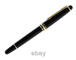 Montblanc Meisterstuck Rollerball Pen Black Gold 163 New In Box Unique Gift