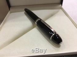 Montblanc Mst Platinum-coated Fountain Pen P149 (o3b) Nib New In Box