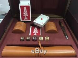 Montblanc Purdey Coffret Backgammon & Bridge Game Set #124032 New In Box