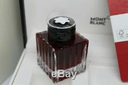 Montblanc Rare Set Red Ink 50ml & #147 Notebook New In Box