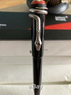 Montblanc Rouge Et Noir Heritage Collection Ballpoint Pen. Brand New In Box