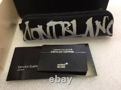 Montblanc Sartorial 2 Pen Pouch Zip Top Calligraphy #124142 New in Box