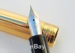 Montblanc Solitaire 146V Vermeil Barley Legrand Fountain Pen B Pt New In Box