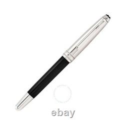 Montblanc Solitaire Doue Rollerball Pen Stainless / Black New In Box 113339