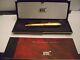 Montblanc Solitaire Fountain Pen Med Pt 146v Vermeil Barley Legrand New In Box