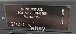 Montblanc Special Edition Leonard Bernstein 4810 Fountain Pen with 18k nib In Box