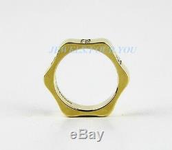Montblanc Star Yellow Gold Diamond Ring 101043 Size 52, 6 Us New Box Germany