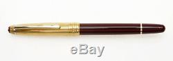 Montblanc Sterling Silver Gilt (vermeil) Solitaire Doue roller pen new in box