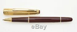 Montblanc Sterling Silver Gilt (vermeil) Solitaire Doue roller pen new in box