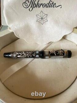Montegrappa Aphrodite Sterling Silver Limited Edition Pen New In Box With Papers