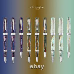 Montegrappa Elmo 02 Ballpoint Pen in Coverseagreen NEW in Box Made in Italy
