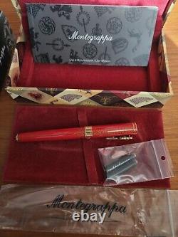Montegrappa Game Of Thrones Lannister M Nib Fountain Pen New with Box/Papers #14