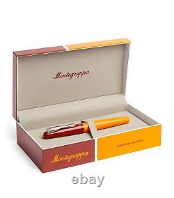 Montegrappa Team Fox Tulip Fountain Pen, Red & Orange, New in Box