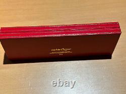 Must de Cartier France Gold Plated Ballpoint with Box And Papers