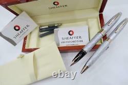 N/o/s Sheaffer Legacy 2 Emperor's Silver Pt Fountain Pen & Ballpoint Boxed Set