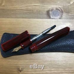 NAKAYA AKADAME Fountain Pen Sebire ver. 2 Nib/MF Pre-owned withBox Pouch Excellent