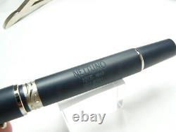 NETTUNO 1911 Neos Ulisse Matte Blue fountain pen Fine Nib New in Box-Warranty