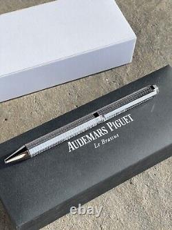 NEW AUDEMARS PIGUET AP A. P. Watch Royal Oak Silver Ballpoint Pen W / Box Rare