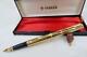 New Old Stock Parker Premier Athenes 22ct Gold Plate, Black Laque Stripes, Boxed