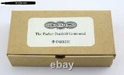 NEW Parker Duofold Centennial Writing Desk Wood Pen Tray / Box / Case for 2 Pens