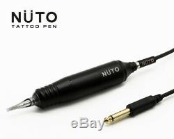 NUTO Tattoo Pen Machine & 10 Boxes of Nuto Cartridges Magnetic Needles (200pcs)