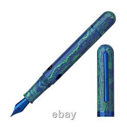 Nahvalur Nautilus Fountain Pen in Mariana Trench Broad Point NEW in Box