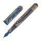 Nahvalur Nautilus Fountain Pen In The Blue Ringed Fine Point New In Box