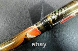 Namiki Gold fish Emperor Collection Maki-e Fountain Pen 18K Box and Papers New