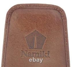 Namiki New In Box 3-pen Cognac Leather Case Made In Japan Unused Mint Condition