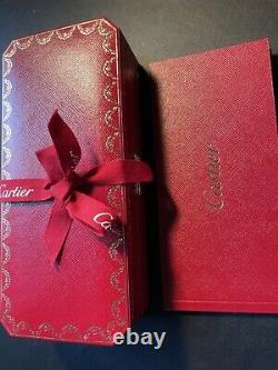 New Boxed Cartier Ballpoint pen Red With Box/ Bag Luxury writing Instrument Rare