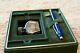 New Cross Townsend Lapis Lazuli Fountain Pen New In Box Gold Flake And Gold Nib