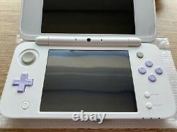 New Nintendo 2DS LL White x Lavender Console Boxed with Touch Pen & USB Charger