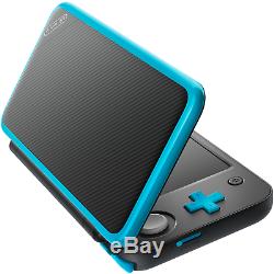 New Nintendo 2DS XL (Black + Turquoise) with its stylus pen in original box