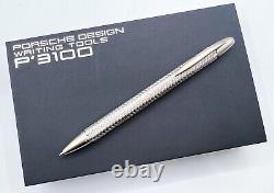 New Porsche Design Ballpoint Pen Tec Flex Silver Color With Box Free Shipping