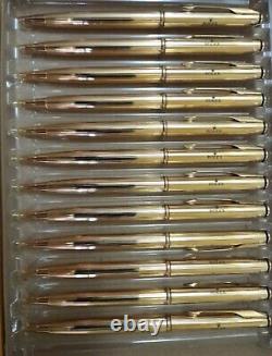 New Rolex Ballpoint yellow gold Pen Without Box twist type blue ink by Parker