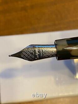 New with original boxes Montegrappa Fortuna Camouflage Med. Fountain Pen Set