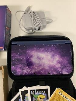 Nintendo 3DS XL New Galaxy With Box And Charger, Great Condition No Stylus Pen