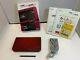 Nintendo New 3ds Ll Xl Console Metallic Red Withbox Stylus Pen Charger Ntsc-j