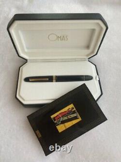 OMAS Fountain Pen Extra Ogiva 14K Fine Nib F Piston type With Box
