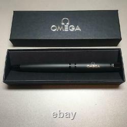 OMEGA Ballpoint Pen Matte Black Giveaway Not For Sale Novelty with Package Box