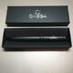 Omega Ballpoint Pen Matte Black Giveaway Not For Sale Novelty With Package Box