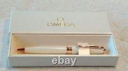 OMEGA Ballpoint Pen White with Box 2018 Giveaway New