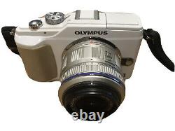 Olympus PEN E-PL2 4GB Camera & 14-42mm Lens Kit White. Mint. New. Original Box