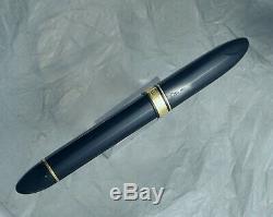 Omas 360 Magnum Fountain Pen, Jet Black, Gt, 18k M Nib, Oversize, Box Exc+