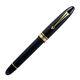 Omas Ogiva Fountain Pen In Nera With Gold Trim Fine Point New In Box